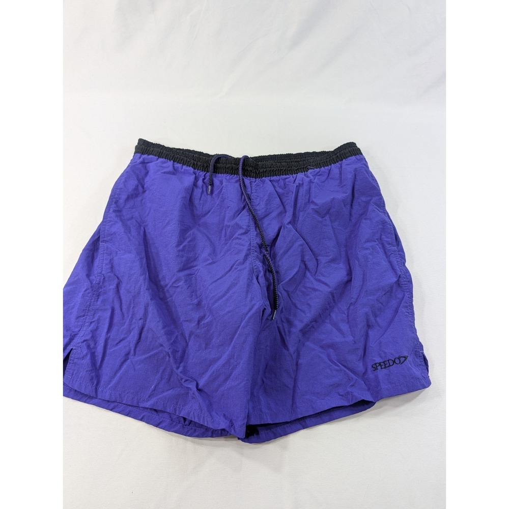 Speedo Swim Trunks Mens Large Purple Mesh Lined Shorts Casual Comfort‎ Quick Dry